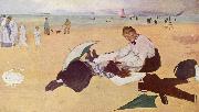 Edgar Degas Beach Scene